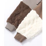 袖ジャガードファーフリース切替トレーナー | F.O.Online Store | 詳細画像17 