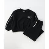 ブラック | WEB限定 あったか裏起毛ゆったりセットアップ | F.O.Online Store