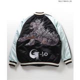 【ゴジラ】 蓄光刺繍リバーシブルスカジャン(大人) | F.O.Online Store | 詳細画像3