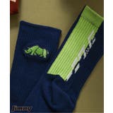 ブルー | Jimnyコラボ 配色ロゴ＆モチーフソックス | F.O.Online Store