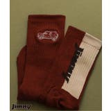 レッド | Jimnyコラボ 配色ロゴ＆モチーフソックス | F.O.Online Store