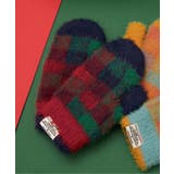 シャギーチェックミトン | F.O.Online Store | 詳細画像1