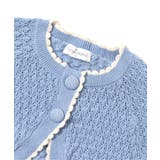 透かし編み配色ニットカーディガン | F.O.Online Store | 詳細画像5