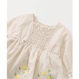 フルーツ刺しゅうシャーリングデザインカバーオール | F.O.Online Store | 詳細画像7 