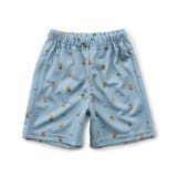 サックス | サラッと履ける総柄メッシュハーフパンツ  5分丈 | F.O.Online Store