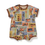 ベージュ | はたらくくるまブロック柄ロンパス | F.O.Online Store