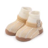 ベージュ | ワンポイントモチーフレイヤードベビーソックス | F.O.Online Store