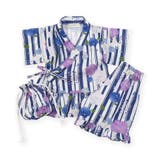 ネイビーブルー | 夏のおめかしフリル甚平 | F.O.Online Store