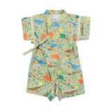 グリーン | 粋な総柄甚平ロンパス | F.O.Online Store