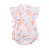 ラベンダー | 夏のおめかしフリル甚平ロンパス | F.O.Online Store