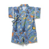 ブルー | 【リンク】総柄甚平ロンパス | F.O.Online Store