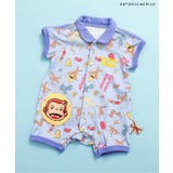 サックス | 【おさるのジョージ】総柄ロンパス_接触冷感 | F.O.Online Store
