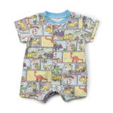 ひんやりロンパス 恐竜コミック柄_接触冷感 | F.O.Online Store | 詳細画像1