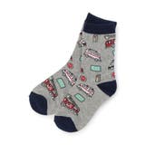 グレー | はたらくくるま柄ソックス | F.O.Online Store