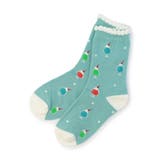 サックス | かわいい総柄 ソックス | F.O.Online Store