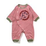レッド | 【リンク】サークルロゴボーダーテレコカバーオール | F.O.Online Store