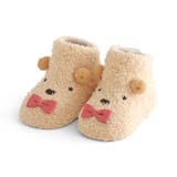 ベージュ | まんまるお耳のアニマル ベビーソックス | F.O.Online Store