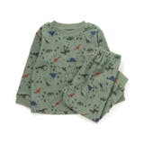 接結ワッフルかぶりパジャマ(恐竜柄) | F.O.Online Store | 詳細画像4
