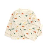オフホワイト | 接結ワッフルかぶりパジャマ(恐竜柄) | F.O.Online Store