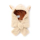 ベージュ | アニマルボアフードマフラー | F.O.Online Store