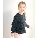 ブラック | 袖リボンティアードペプラムトップス | F.O.Online Store