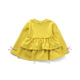 イエロー | 袖リボンティアードペプラムトップス | F.O.Online Store