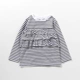 ボーダー柄 | WEB限定 フリル長袖Tシャツ|7days Style | F.O.Online Store
