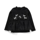 チャコール | パールリボンドッキングトップス | F.O.Online Store