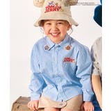 ブルー | トムとジェリー 襟モチーフストライプシャツ | F.O.Online Store