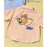 オレンジ | トムとジェリー 襟モチーフストライプシャツ | F.O.Online Store