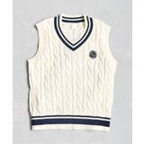 ラインニットベスト | F.O.Online Store | 詳細画像11 