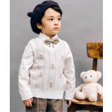 オフホワイト | tinybear 総柄ニットベスト | F.O.Online Store