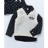 ブラック | 【リンク】ドットシャツ・リブベストセット | F.O.Online Store
