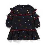 ブラック | ワッフルメニーフリルワンピース | F.O.Online Store