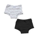 サックス | GIRLS無地・総柄ボクサーパンツ/2枚セット | F.O.Online Store