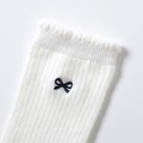 ワンポイント刺繍ハイソックス | F.O.Online Store | 詳細画像2