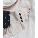 さくらんぼ・ハート・お花柄クルーソックス | F.O.Online Store | 詳細画像1