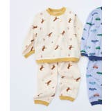 アイボリー | 恐竜・車柄パジャマ  10分丈 | F.O.Online Store