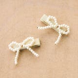 パールリボンヘアクリップセット | F.O.Online Store | 詳細画像8