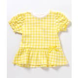 チェック柄 | ペプラムパフトップス/7days Style | F.O.Online Store