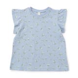 サックス | WEB限定 袖フリルTシャツ|7days Style | F.O.Online Store