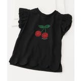 ブラック | モチーフスカラップTシャツ | F.O.Online Store