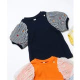ネイビーブルー | 袖刺繍シアースリーブTシャツ | F.O.Online Store