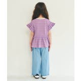 フラワーワッペンペプラムモチーフTシャツ | F.O.Online Store | 詳細画像5 