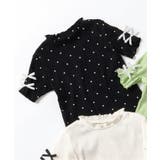 ブラック | WEB限定 袖リボンTシャツ | F.O.Online Store