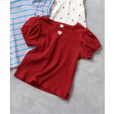 レッド | WEB限定 スクエアネックパフスリーブTシャツ | F.O.Online Store