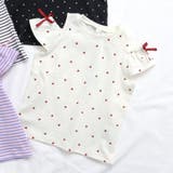 アイボリー | WEB限定 ドット・ハート・ボーダー オフショルTシャツ | F.O.Online Store