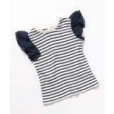 ボーダー柄 | ワッフルレース・フリルTシャツ | F.O.Online Store