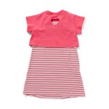 WEB限定 ショート丈ロゴTシャツ×キャミワンピ2Pセット | F.O.Online Store | 詳細画像16 