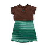 WEB限定 ショート丈ロゴTシャツ×キャミワンピ2Pセット | F.O.Online Store | 詳細画像3 